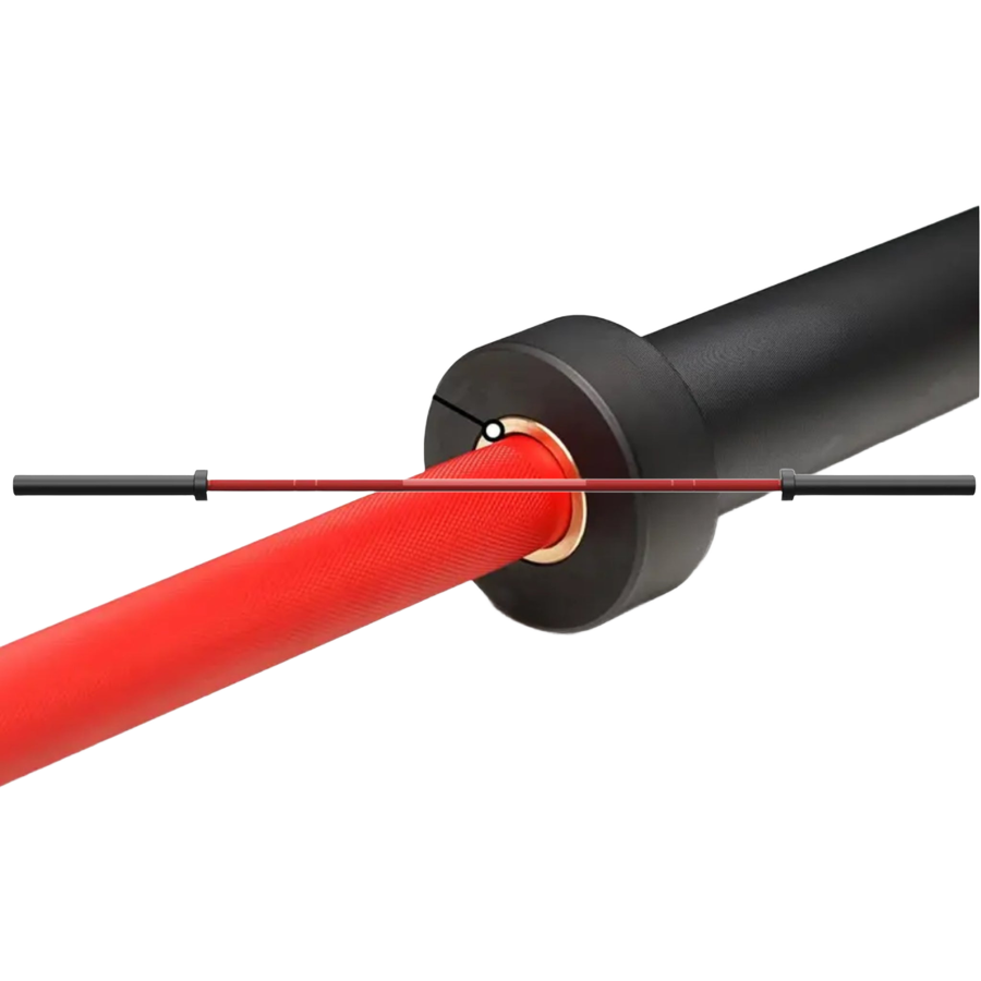 Legion 7' Olympic Power Bar - 2,000lb, 28mm, Red Ceramic