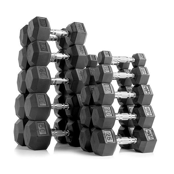 Legion Rubber Hex Dumbbells