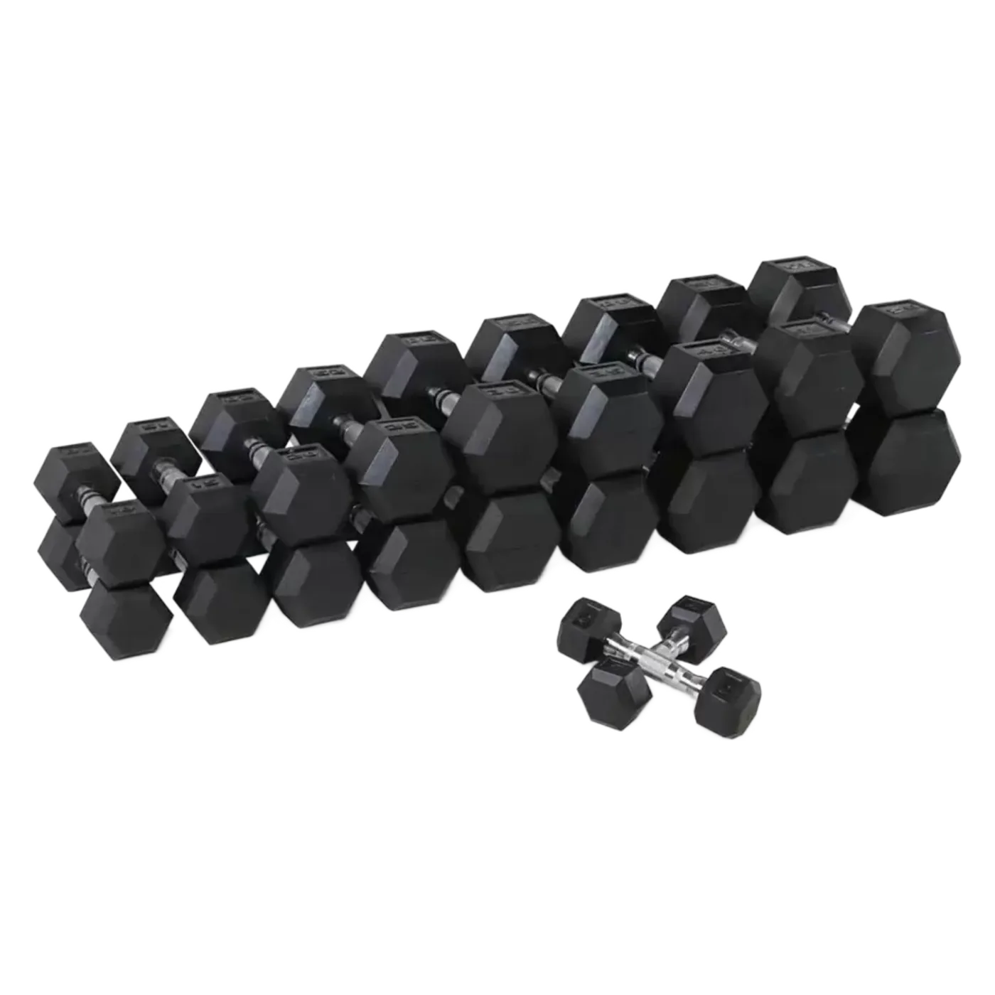 Legion Rubber Hex Dumbbells